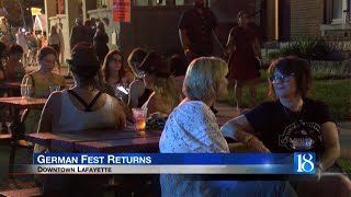 German Fest Returns to Downtown Lafayette Saturday