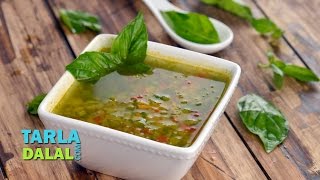 Vegetable and Basil Soup (Diabetic Recipe) by Tarla Dalal