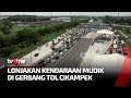 Macet, Terjadi Peningkatan Arus Mudik di Tol Jakarta Cikampek | Kabar Siang tvOne