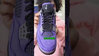 Jordan 4 Travis Scott Purple🔥 #jordan4travisscott #jordan4 #retro4 #sneakerreview #trending