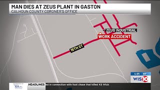Man dies following accident at Zeus Industrial plant in Gaston, coroner says
