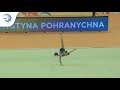 Khrystyna POHRANYCHNA (UKR) - 2018 Rhythmic European silver medallist, junior ball