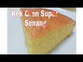 Kek Oren Super Senang. Sedap..!! Guna Blender Sahaja.