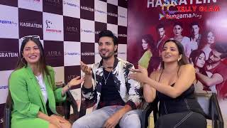 Hasratein| Krishna Mukherjee,Vin Rana And Monalisa Reaction On Bold Scene In Web Series |Telly Glam