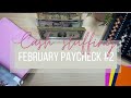 $926 Cash Stuffing | February Paycheck #2 | Sinking Funds | Zero Based Budget | Giveaway Winner