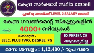 സർക്കാർ ജോലിക്കായി ഇനി കാത്തിരിക്കേണ്ട | SSLC PLUS TWO ഉള്ളവർക്ക് ഉടൻ നിയമനം | APPLY NOW