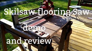 Skilsaw flooring Saw Demo and review