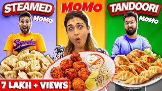 😋🥟 Eating The BEST MOMOs For 24 Hours Challenge 🥟😋