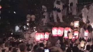 平野　杭全神社　だんじり宮入（馬場町）