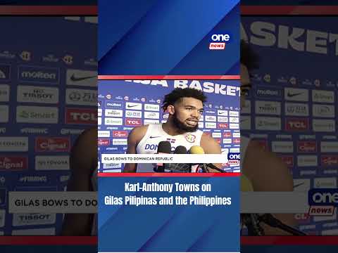 Karl-Anthony Towns Gives Props To Gilas Pilipinas #FIBAWC - YouTube