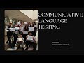 #testing #language Communicative Language Testing