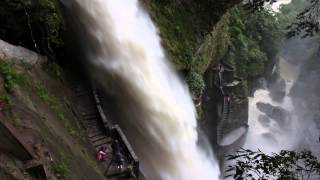 La cascada, El pilon del Diablo. - Baños, Ecuador