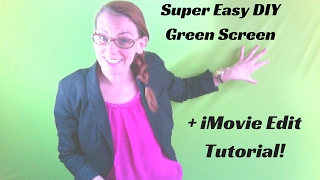 How To Setup An Easy Green Screen And Edit With iMovie