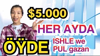 AMERIKADA ÖŸDE BIZNES IDEAŸALAR WE ONLINE PUL GAZANYLŸAN SAYTLAR  *** PEŸDALY VIDEO***