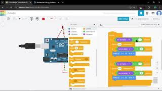 Tinkercad Arduino:  Pulsador - clase 3 A