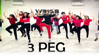 3 Peg Bhangra Dance Workout | Fitness Dance | Bhangra Dance | Zumba Dance | Sharry Man | one take