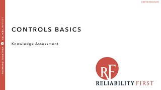 RF Internal Controls 101 Training: Controls Basics Knowledge Assessment