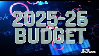Homewood Budget Hearing September 11, 2025