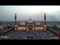 beautiful evening during ramazan ramzan 2022 at jama masjid delhi. india