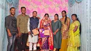 ଆଜି ଆମ ସାଙ୍ଗ ବାହାଘର 😀!Sabu sanga mane akathi galu sanga ra reception party ku ! 🥰😍🤗