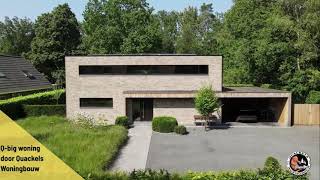 Moderne woning van Quackels Woningbouw