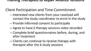 PPRNet Study Info for Therapists