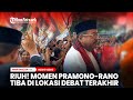 RIUH! Momen Pramono-Rano Tiba di Lokasi Debat Terakhir