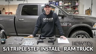 S/I Triple Step Install on Dodge RAM