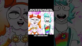 EEEAAAOOO COMPARISON 3 // Rocky Rakoon Smiling Critters Animation Meme #Shorts #tiktok #funny #trend