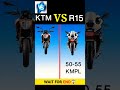 KTM DUKE 390 VS R15V4🔥🔥 #r15v4 #ktm #bike #yamaha #subscribe