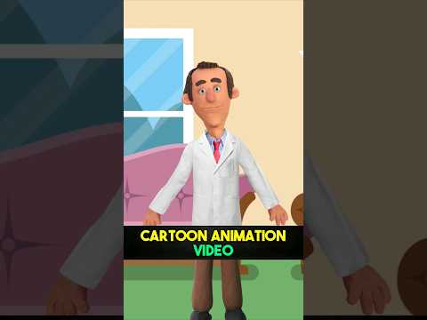 How to make short cartoon animation videos using AI. No design skills required. #shorts