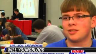 North Myrtle Beach Middle Warrior Robotics on WMBF News Part 2