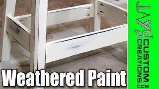 How To Get An Antique/Weathered Paint Finish - 131