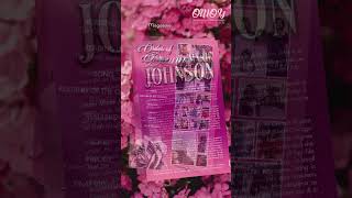 Diann Johnson. Funeral Program Design - Magazine