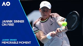 Jannik Sinner Showing Off Total Tennis! | Australian Open 2024