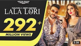 #Lala lori-(full HD video):fazilpuria ft.Deepti,Afsana khan| Jaani | SukhE| New Haryanvi song 2020