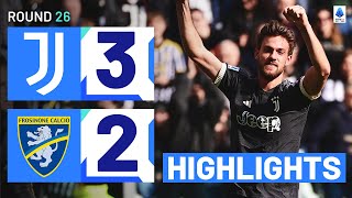JUVENTUS-FROSINONE 3-2 | HIGHLIGHTS | Juve wins it with the last kick of the game! | Serie A 2023/24
