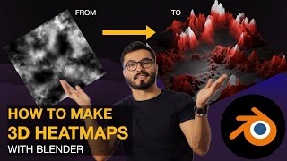 Heatmap to 3D Bars in Blender — Geometry Nodes Step-by-Step