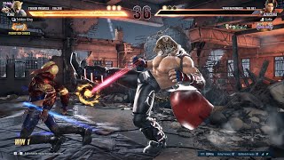 I did 3 PERFECT Rounds in 1 Match with King - Tekken 8