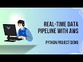 Real-Time Data Processing Pipeline with AWS Kinesis, Lambda & DynamoDB | Python Project Demo