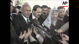 Gaza/Israel - Avidgor Kahalani meets Yasser Arafat