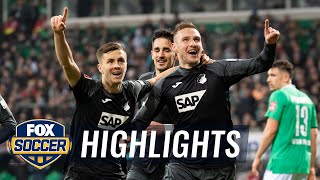 Werder Bremen vs. 1899 Hoffenheim | 2020 Bundesliga Highlights