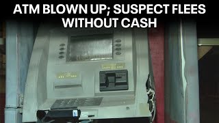 Surveillance video shows moments before, after ATM blows up