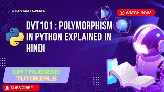 Lecture 37 - Polymorphism in Python Explained | Compile-time vs Runtime | OOP in Python | DVT101