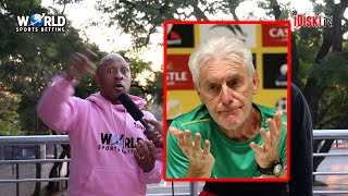 Hugo Broos is a Failure at Bafana Bafana | Tso Vilakazi on Broos Statements