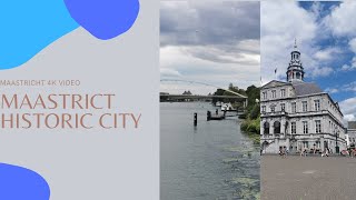 Maastrict Historic City Centre-NL Maastricht Crowded Walking Tour🏙🌞 -Walking Tour 4K-Maastricht