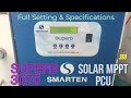 Smarten SUPERB 3075 Solar MPPT PCU 24V, setting and load capacity, New solar inverter #smarten #new