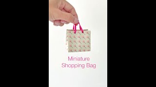 Mini origami shopping bag 🛍 #Shorts