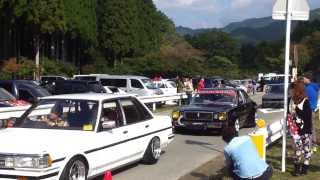 Kaido and Kyusha kai cars @ Arashiyama Takao Parkway Carshow 2013