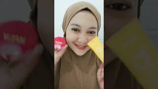 KELLY PEARL CREAM DAN WARDAH SUNSCREEN||cuma pakai 2 produk aja  auto glowing